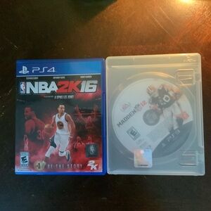 PS4 Sports Lot NBA Basketball Madden Football PlayStation Tested